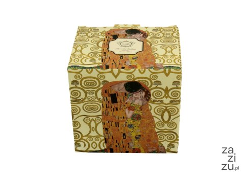 Kubek baryłka z zaparzaczem 430ml THE KISS Ecru by Gustav Klimt Kubek baryłka z zaparzaczem 430ml THE KISS Ecru by Gustav Klimt