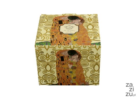 Kubek kubas prosty 610ml THE KISS ECRU by Gustav Klimt Kubek kubas prosty 610ml THE KISS ECRU by Gustav Klimt