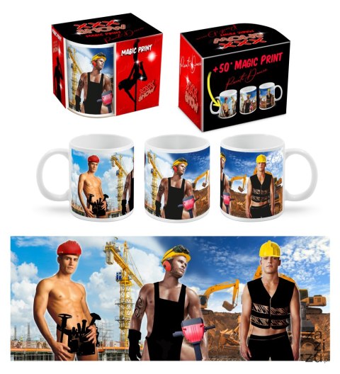 Kubek magiczny Boss 300ml - Robotnicy XXX SHOW Kubek magiczny Boss 300ml - Robotnicy XXX SHOW