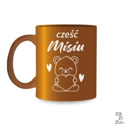 Kubek złoty CZEŚĆ MISIU KZW09