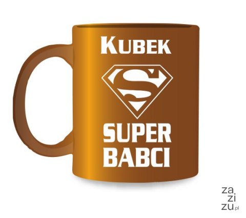 Kubek złoty SUPER BABCI KZ06 Kubek złoty SUPER BABCI KZ06