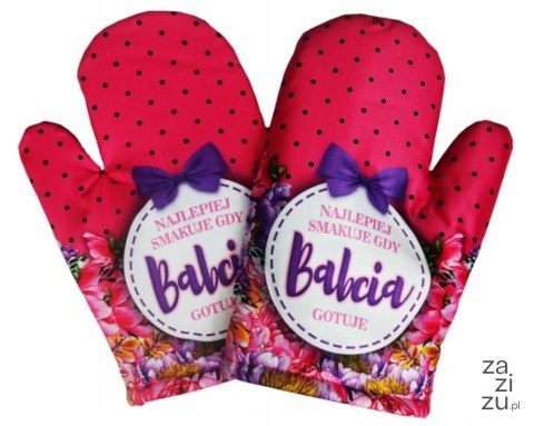 Rękawica Najlepiej smakuje, gdy Babcia gotuje | R52 Rękawica Najlepiej smakuje, gdy Babcia gotuje | R52