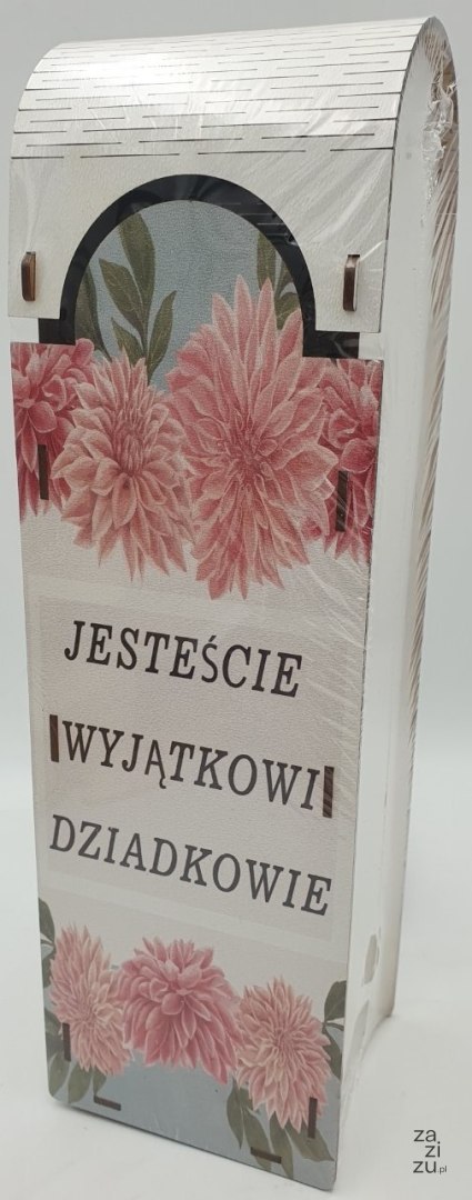 Skrzynka na wino drewniana JESTEŚCIE WYJĄTKOWI DZIADKOWIE nr07 Skrzynka na wino drewniana JESTEŚCIE WYJĄTKOWI DZIADKOWIE nr07