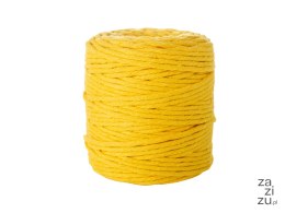 Sznurek bawełniany żółty 5mm x 100m SBK-12