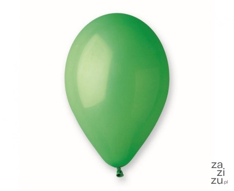 Balony pastel 12" - zielone 100 szt.G110/12 Balony pastel 12" - zielone 100 szt.G110/12