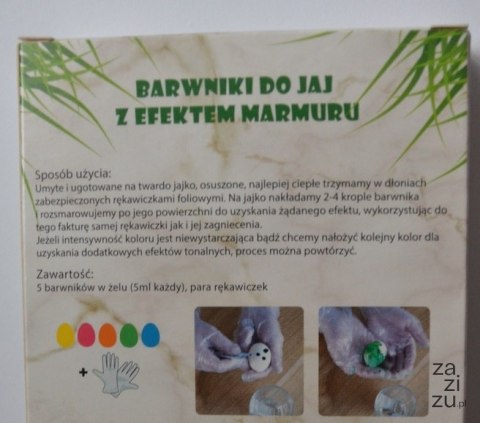 Barwniki do jaj z "efektem marmuru" Barwniki do jaj z "efektem marmuru"