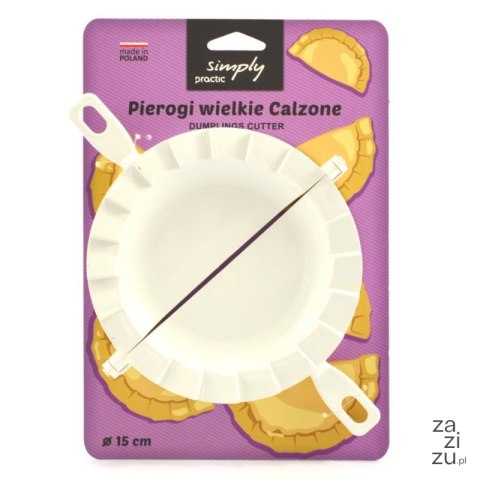 Forma do pierogów plastikowa Calzone biała Forma do pierogów plastikowa Calzone biała