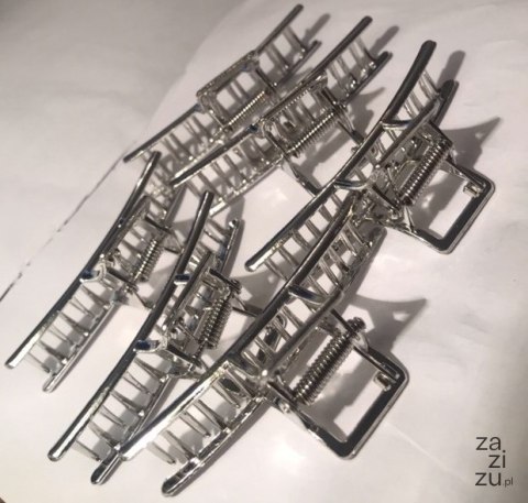 Klamra srebrna metal 12szt. | 1652 Klamra srebrna metal 12szt. | 1652