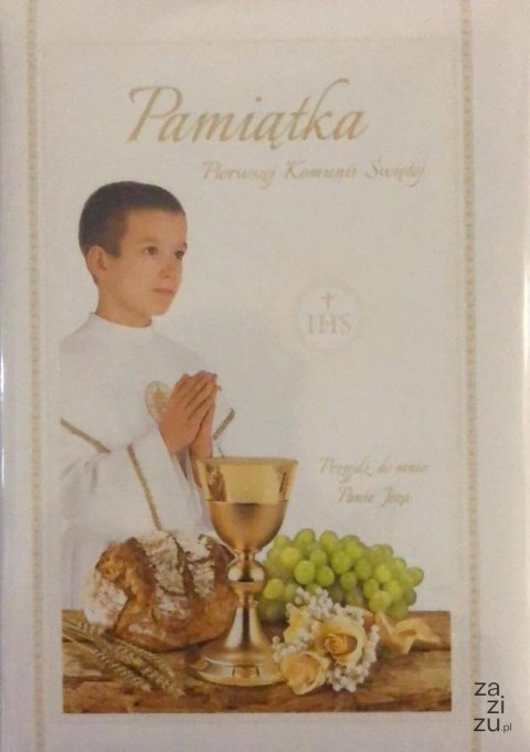 Książeczka brokat A5 Komunia Chłopiec KKO-014 Książeczka brokat A5 Komunia Chłopiec KKO-014
