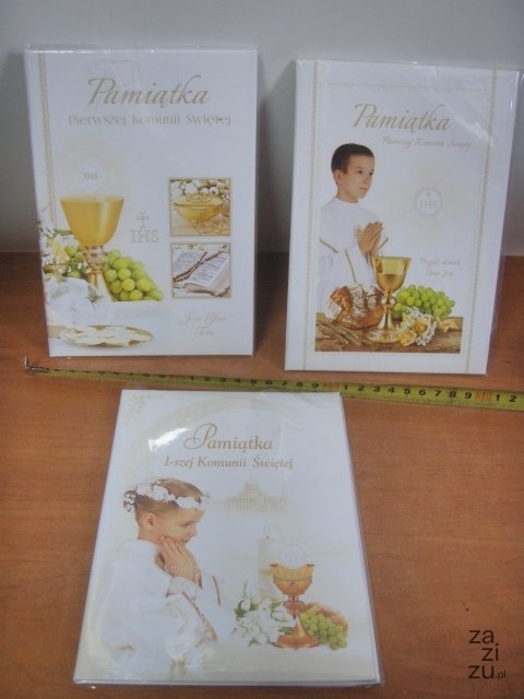 Książeczka brokat A5 Komunia KKO-018 Książeczka brokat A5 Komunia KKO-018