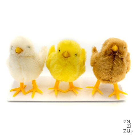 Kurczaki wysokość 7 cm. 3 szt WPK-8499 Kurczaki wysokość 7 cm. 3 szt WPK-8499
