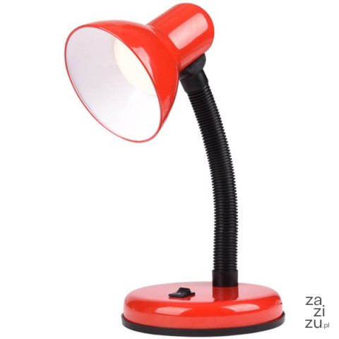 Lampka biurkowa regulowana szkolna na biurko nocna CZERWONA Lampka biurkowa regulowana szkolna na biurko nocna CZERWONA