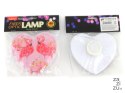 Lampka led w kształcie serca z obrazkiem 18x15x3,5cm jednorożec, flaming