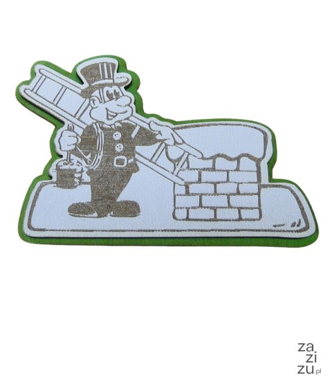 Magnes KOMINIARZ NA SZCZĘŚCIE | 9 x 6 cm. / P136W7 Magnes KOMINIARZ NA SZCZĘŚCIE | 9 x 6 cm. / P136W7