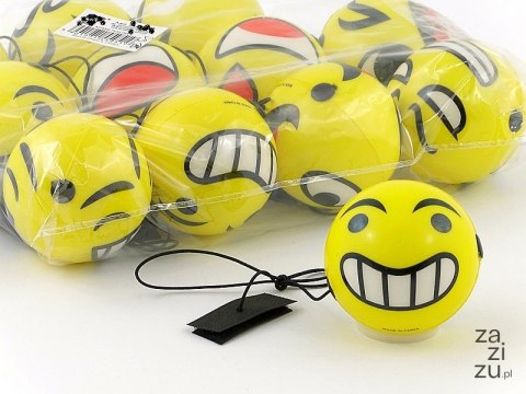 Piłeczka piankowa 6cm na gumce z rzepem 12szt BUŻKA Piłeczka piankowa 6cm na gumce z rzepem 12szt BUŻKA
