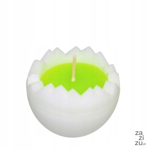 Świeca jajko w skorupce duże 50/70 pistacjowe - 3 szt Świeca jajko w skorupce duże 50/70 pistacjowe - 3 szt
