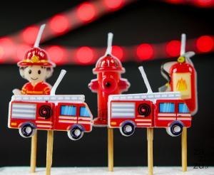 Świeczki pikery Straż Pożarna, 5 szt. SF-PSPO Świeczki pikery Straż Pożarna, 5 szt. SF-PSPO