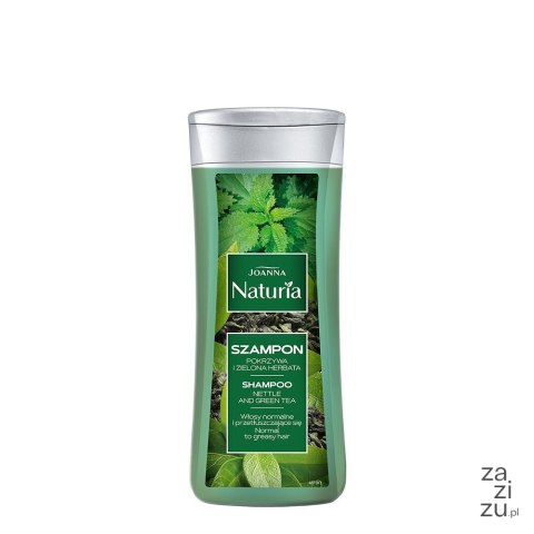 Szampon z pokrzywą i zieloną herbatą 200ml NATURIA Szampon z pokrzywą i zieloną herbatą 200ml NATURIA