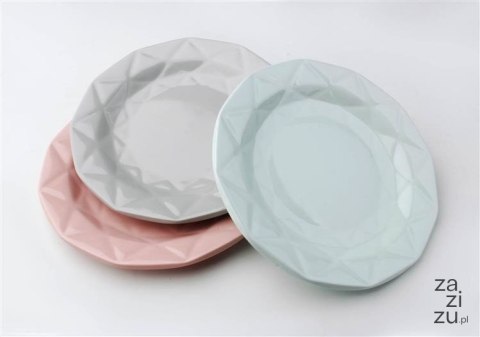 Talerz deserowy 19,5cm 6szt. różowy ADEL PINK Talerz deserowy 19,5cm 6szt. różowy ADEL PINK