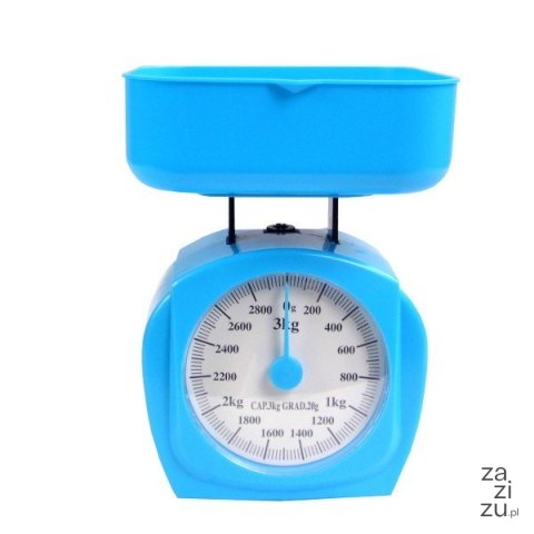Waga kuchenna niebieska 3kg | WG203 Waga kuchenna niebieska 3kg | WG203