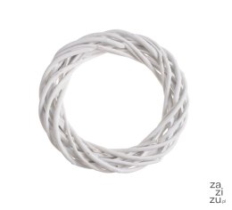 Wianek biały 15cm | 42CAN80518-15_W