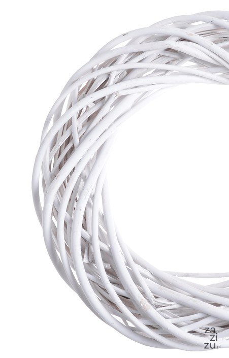 Wianek biały 35cm | 42CAN80518-35_W Wianek biały 35cm | 42CAN80518-35_W