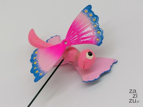 Wiatraczek dekoracyjny PSZCZÓŁKA 16x6,5cm wys, 64cm Wiatraczek dekoracyjny PSZCZÓŁKA 16x6,5cm wys, 64cm