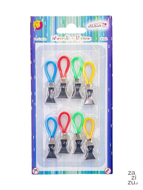 Wieszaki z klipsem 8szt. | PH-4840 Wieszaki z klipsem 8szt. | PH-4840