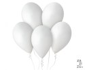 Balony pastel 12" białe 01 100szt. | G110/01