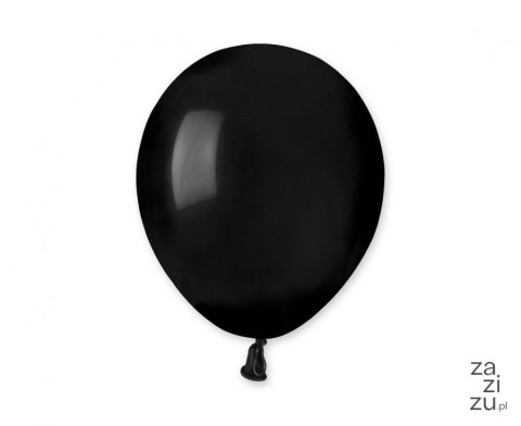 Balony pastel 5" czarne 14 100szt. | A50/14 Balony pastel 5" czarne 14 100szt. | A50/14