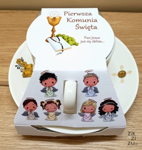 Filiżanka + spodek Pierwsza Komunia Święta Filiżanka + spodek Pierwsza Komunia Święta