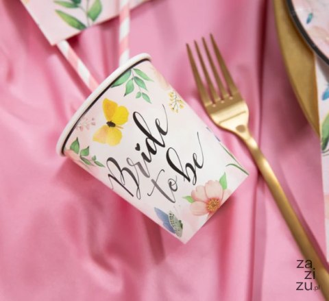 Kubek Bride to be Kwiaty 220ml 6szt. Kubek Bride to be Kwiaty 220ml 6szt.