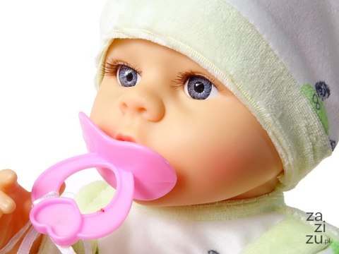 Lalka 35cm ze smoczkiem z polskim dźwiękiem śpiewa i mówi po polsku Lalka 35cm ze smoczkiem z polskim dźwiękiem śpiewa i mówi po polsku
