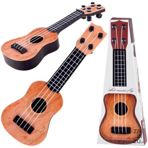 Mini gitarka dla dzieci ukulele 25 cm IN0154 JB Mini gitarka dla dzieci ukulele 25 cm IN0154 JB