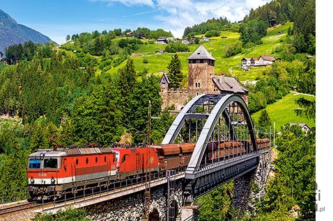 Puzzle 500 el. TRAIN ON THE BRIDGE Castorland B-52462 Puzzle 500 el. TRAIN ON THE BRIDGE Castorland B-52462