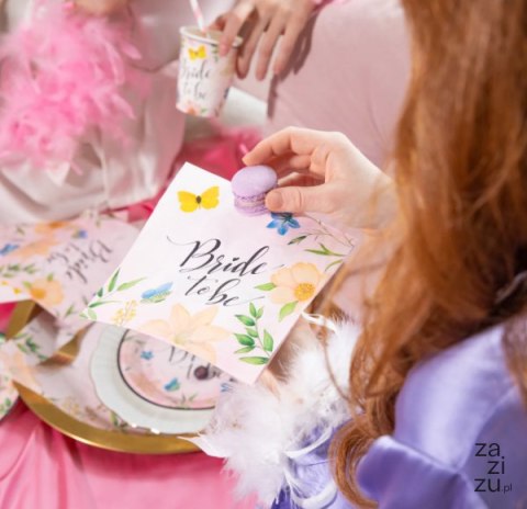 Serwetki Bride to be Kwiaty 10szt. Serwetki Bride to be Kwiaty 10szt.