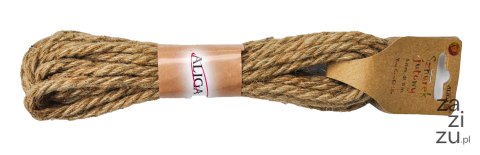 Sznurek jutowy śr.5 mm x 5 m. SZJ-1926 Sznurek jutowy śr.5 mm x 5 m. SZJ-1926