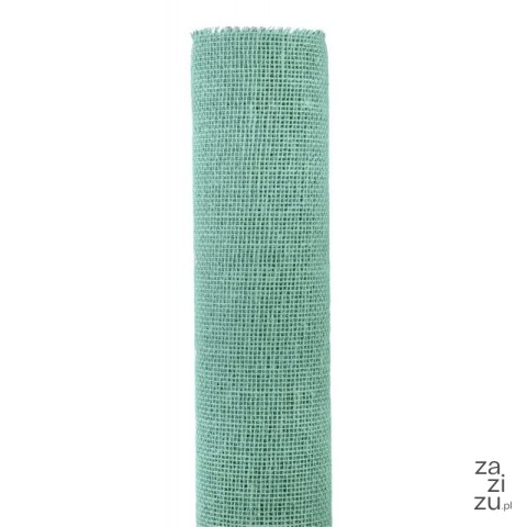 Tkanina juta zieleń MIĘTOWA 50cmx5m | 221014 .M. 50/05 56-00-00 Tkanina juta zieleń MIĘTOWA 50cmx5m | 221014 .M. 50/05 56-00-00