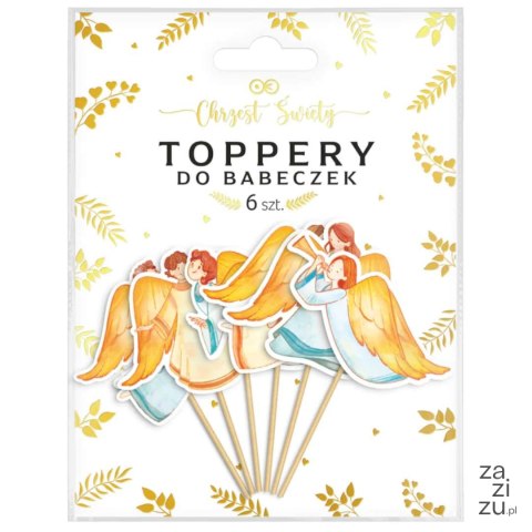 Toppery 6szt ANIOŁY 133408 Toppery 6szt ANIOŁY 133408