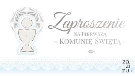 Zaproszenia 10szt KOMUNIA ŚWIĘTA ZK-54 Zaproszenia 10szt KOMUNIA ŚWIĘTA ZK-54