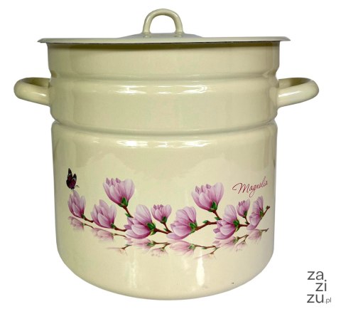 Garnek emaliowany z pokrywką Magnolia 12l/26cm Garnek emaliowany z pokrywką Magnolia 12l/26cm