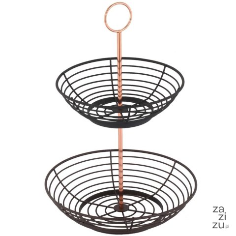 Koszyk metalowy na owoce Starke Pro Harper 28,5cm dwupoziomowy Koszyk metalowy na owoce Starke Pro Harper 28,5cm dwupoziomowy
