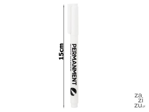 Marker pisak permanentny biały do opon szyb stali 12szt. Marker pisak permanentny biały do opon szyb stali 12szt.