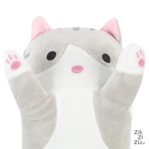 Maskotka kotek plusz podłużna długi 70cm poduszka wałek | B-2188 Maskotka kotek plusz podłużna długi 70cm poduszka wałek | B-2188