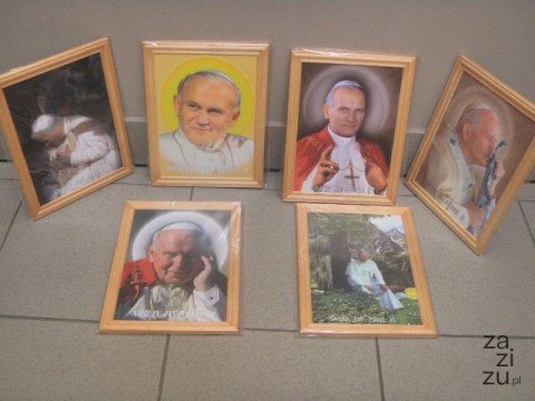 Obraz 13 x 18 Papież Święty Jan Paweł II Obraz 13 x 18 Papież Święty Jan Paweł II