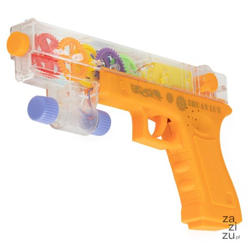 Pistolet światło dźwięk z ruchomymi elementami w środku - 003 Pistolet światło dźwięk z ruchomymi elementami w środku - 003