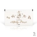 Pudełko MINI drewno Ślub - 10 mix