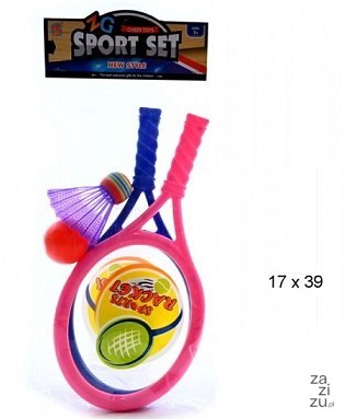 Rakietki+piłka+lotka w worku Rakietki+piłka+lotka w worku