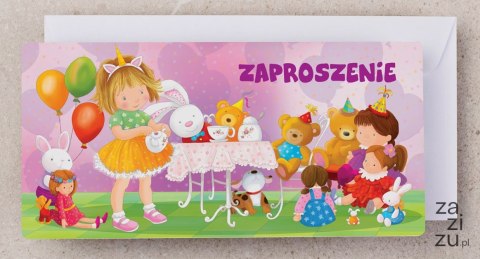 Zaproszenia urodzinowe dla Dzieci 10 szt. ZU-19 Zaproszenia urodzinowe dla Dzieci 10 szt. ZU-19