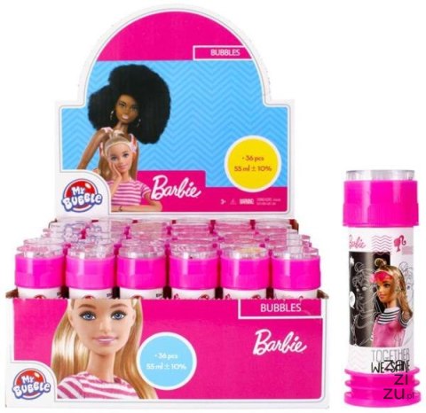 Bańki mydlane 55ml Barbie 36szt 15750 Bańki mydlane 55ml Barbie 36szt 15750
